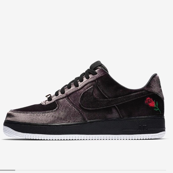 air force 1 low rose velvet